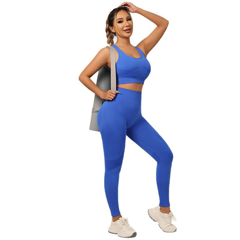 Conjunto de Yoga: Leggings con Soporte Lumbar y Secado Rápido