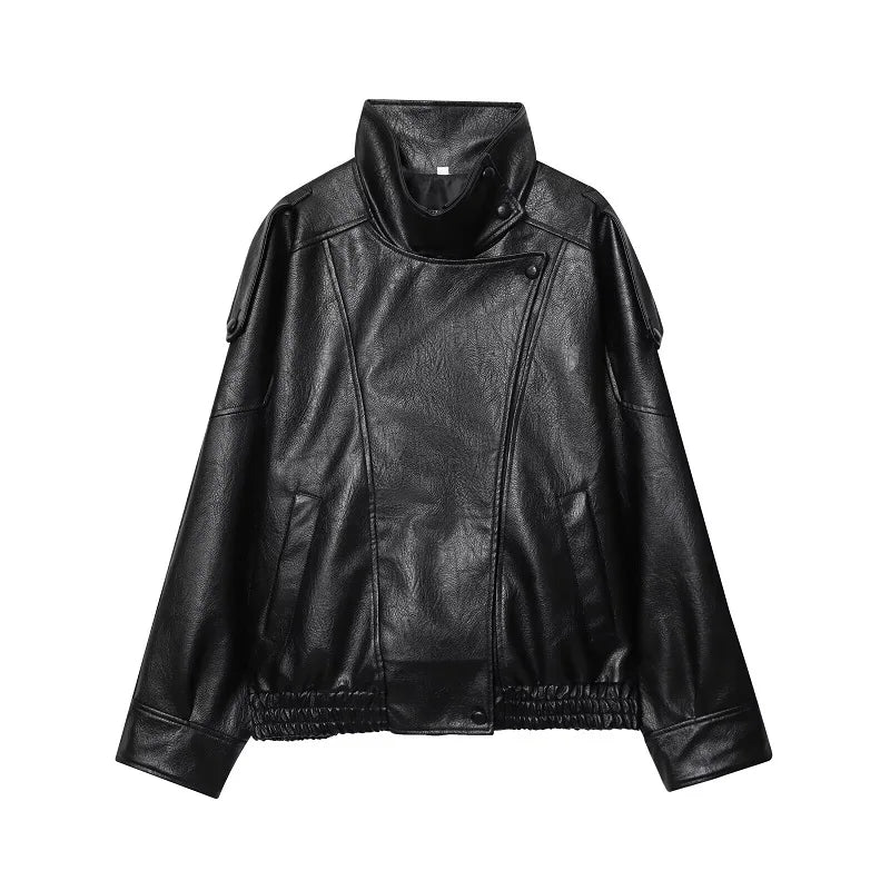 Chaqueta Bomber "Urban-Leather" Oversize