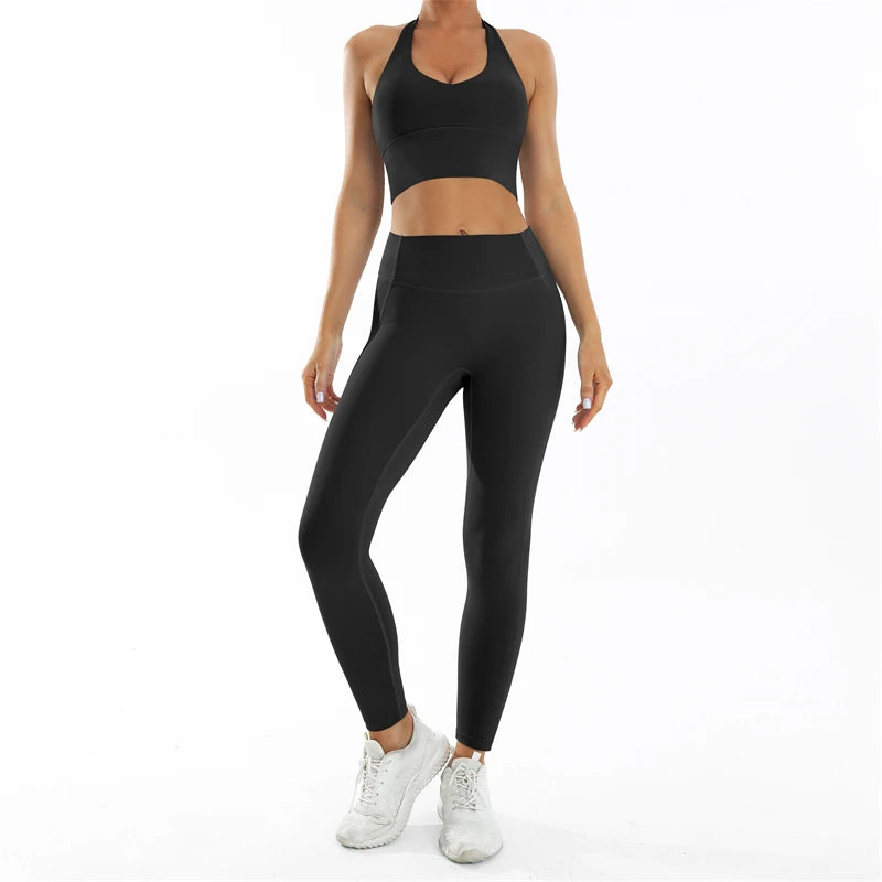 Set Deportivo Nude Feel para Mujer – Outfit Completo Fitness & Yoga