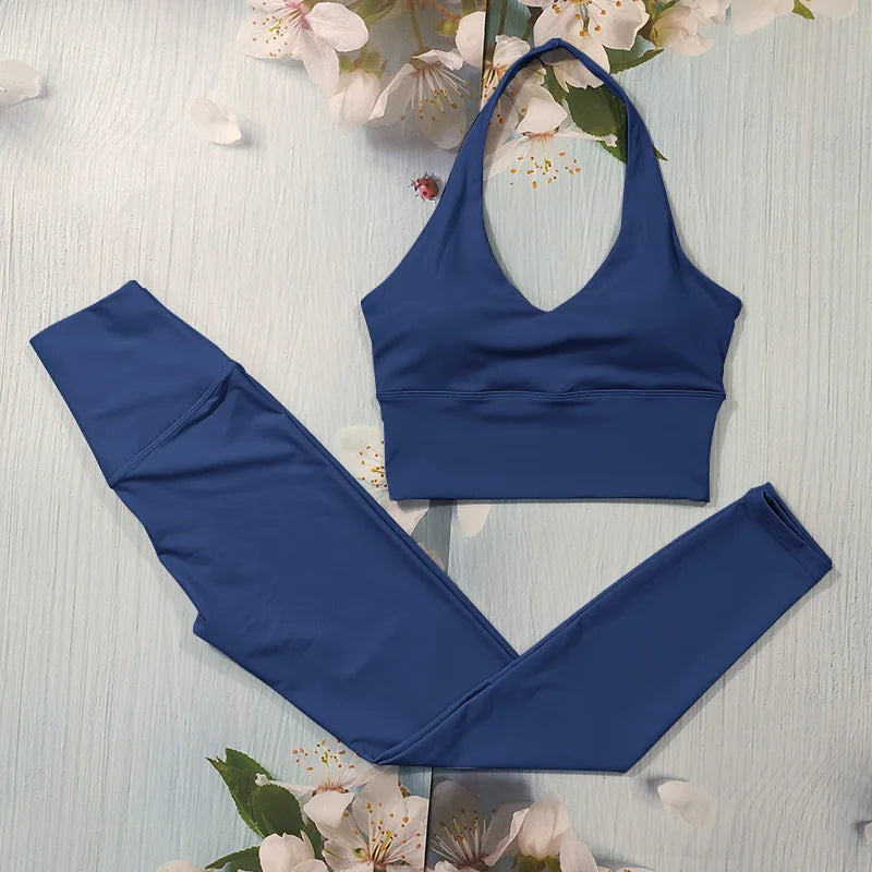 Set Deportivo Nude Feel para Mujer – Outfit Completo Fitness & Yoga