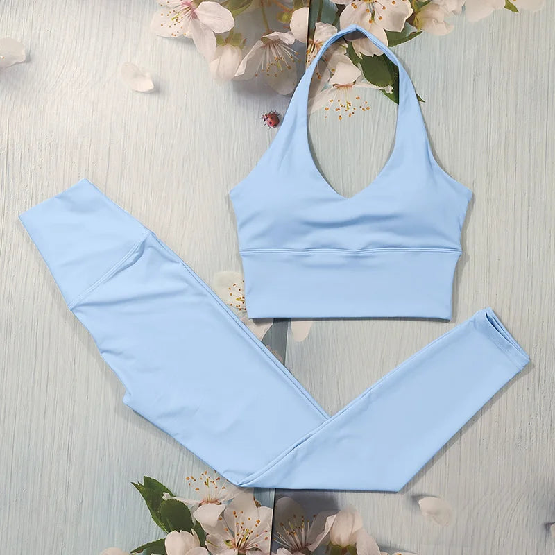 Set Deportivo Nude Feel para Mujer – Outfit Completo Fitness & Yoga
