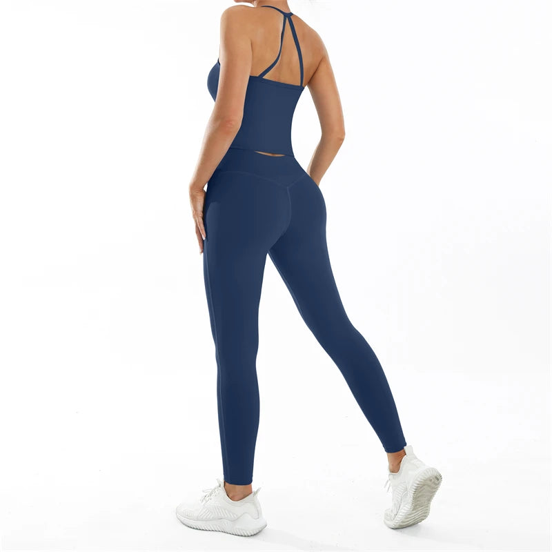 Set Deportivo Nude Feel para Mujer – Outfit Completo Fitness & Yoga