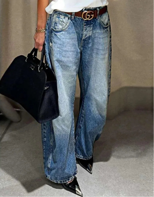 Jeans "Zenith-Wide": Denim Premium