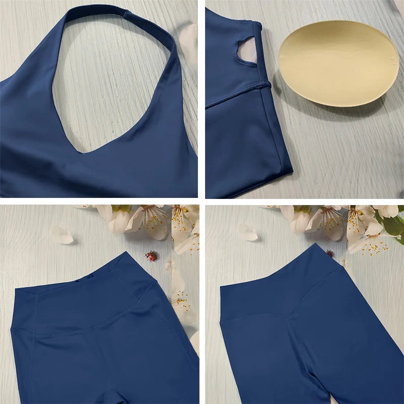 Set Deportivo Nude Feel para Mujer – Outfit Completo Fitness & Yoga