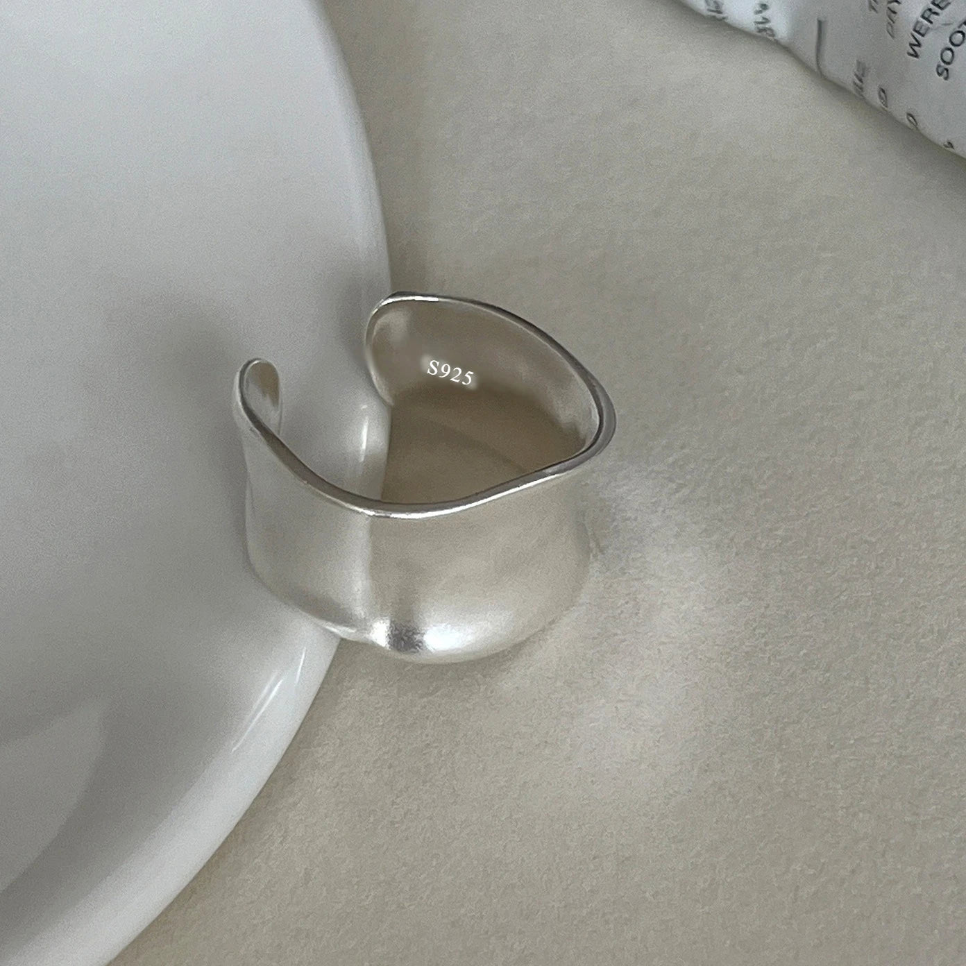 Anillo "Liquid Silver" – Fine Jewelry Selection