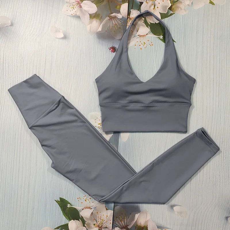 Set Deportivo Nude Feel para Mujer – Outfit Completo Fitness & Yoga