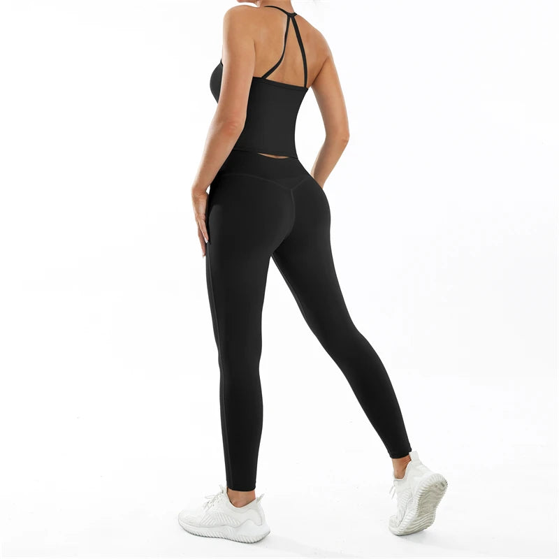 Set Deportivo Nude Feel para Mujer – Outfit Completo Fitness & Yoga