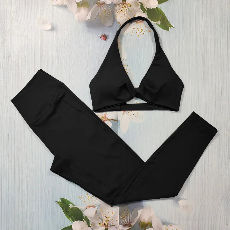 Set Deportivo Nude Feel para Mujer – Outfit Completo Fitness & Yoga