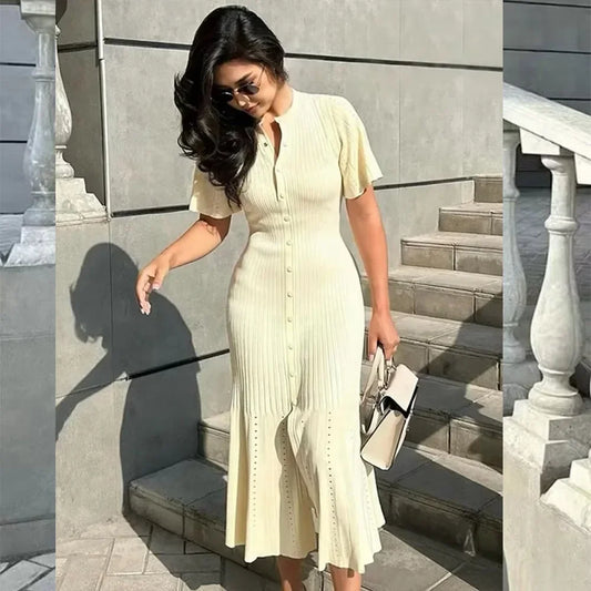 Vestido "Etéreo-Knit"